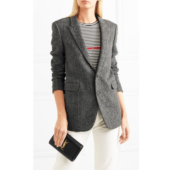 Saint Laurent Monogram Kate Croc- EmbossedLeather Belt Bag Size 85 - Picture 10 of 10